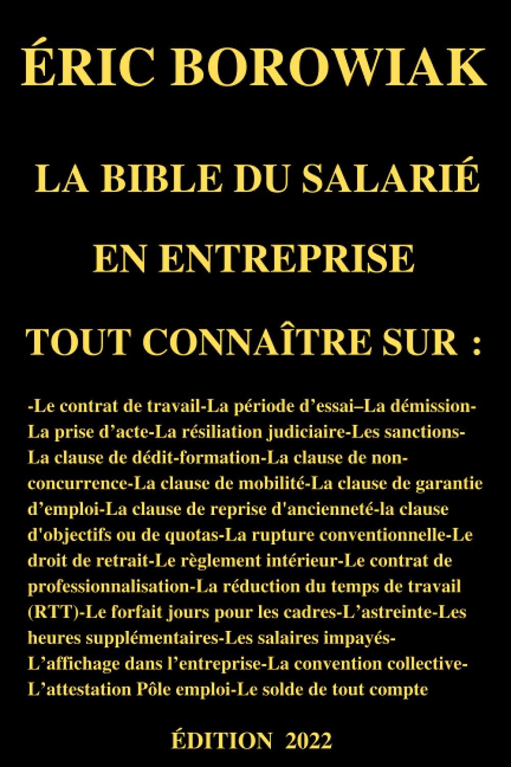 La bible du salarie en entreprise